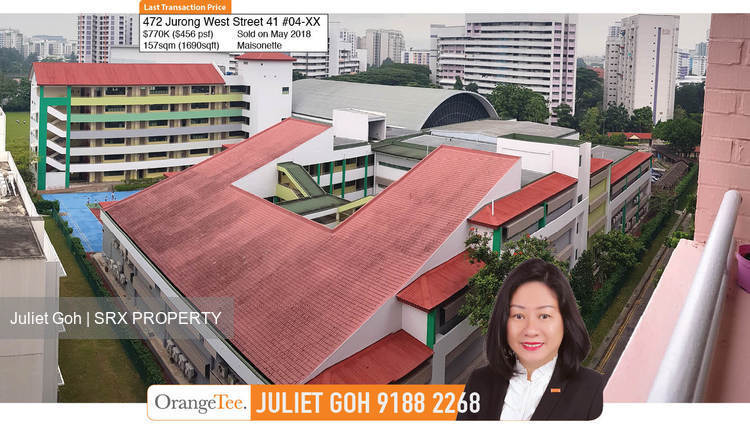 Blk 472 Jurong West Street 41 (Jurong West), HDB Executive #198481022